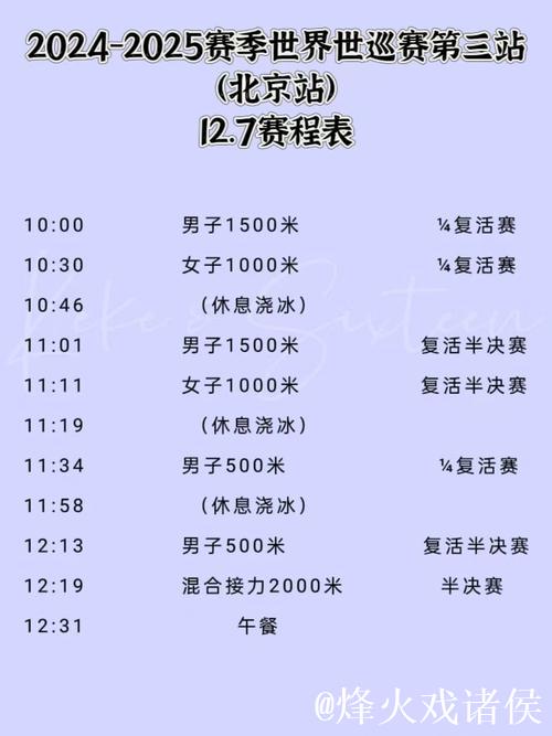 短道速滑世巡赛第二站赛程公布 中国队全力冲击冬奥资格 短道速滑世巡赛第二站赛程公布 中国队全力冲击冬奥资格